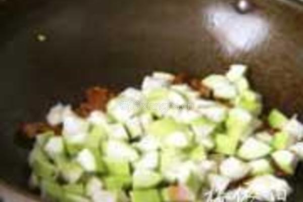 瓠瓜炒肉的做法图解6