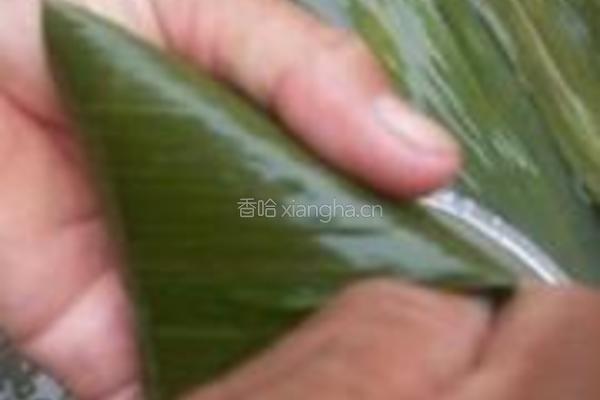 蜜枣花生粽的做法图解9