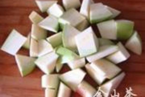 海鲶鱼炖茄子的做法图解3