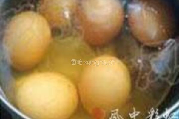 玫瑰花茶叶蛋的做法图解2