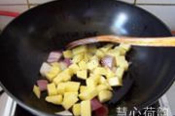 奶香咖喱鸡丁的做法图解11