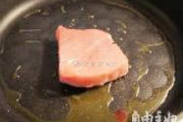 生煎金枪鱼的做法图解3