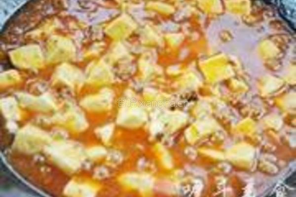 麻婆豆腐的做法图解7