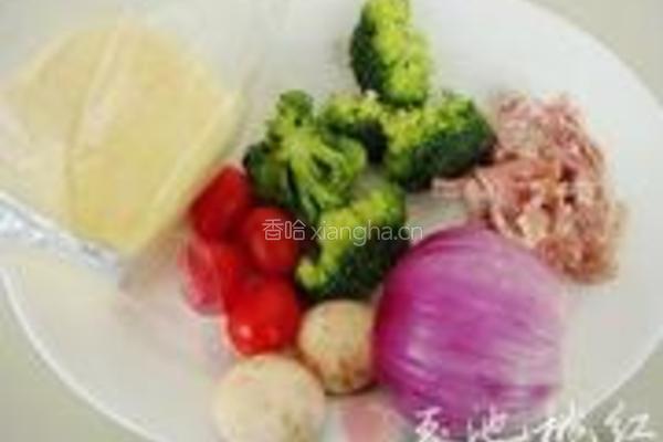 吐司培根小批萨的做法图解1