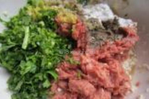 香菜肉丸的做法图解5