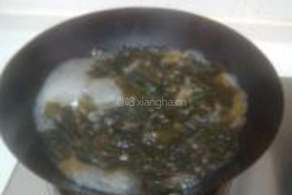 凉拌地皮菜的做法图解3