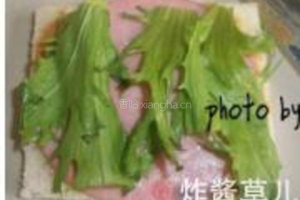 香蕉火腿三明治的做法图解5