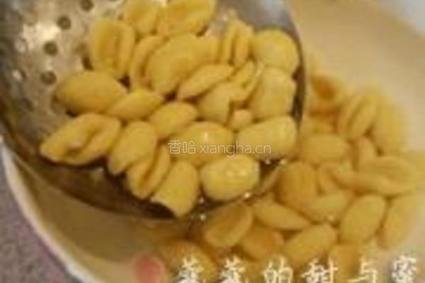 北极甜虾酸菜杂粮猫耳面的做法图解10