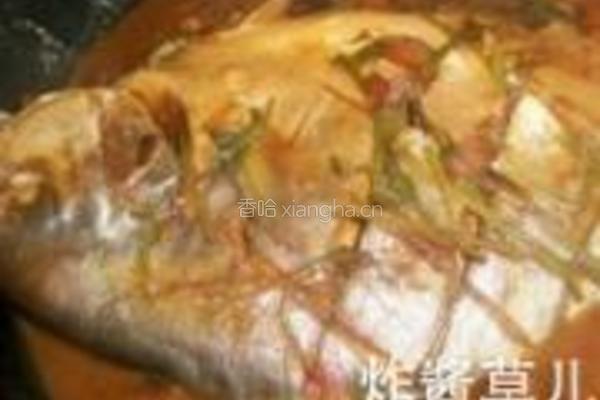 红烧鲳鱼的做法图解7