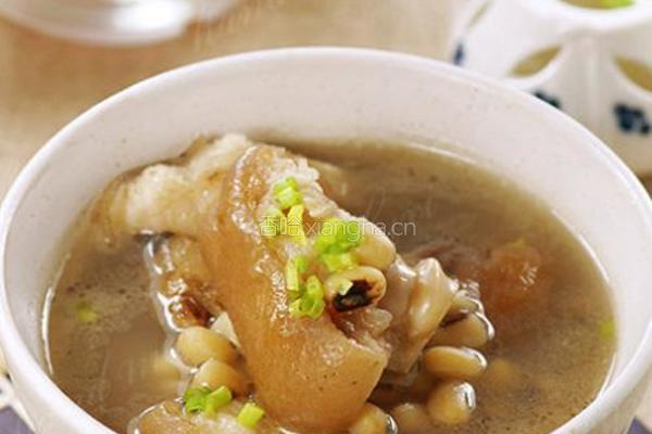 猪手眉豆汤