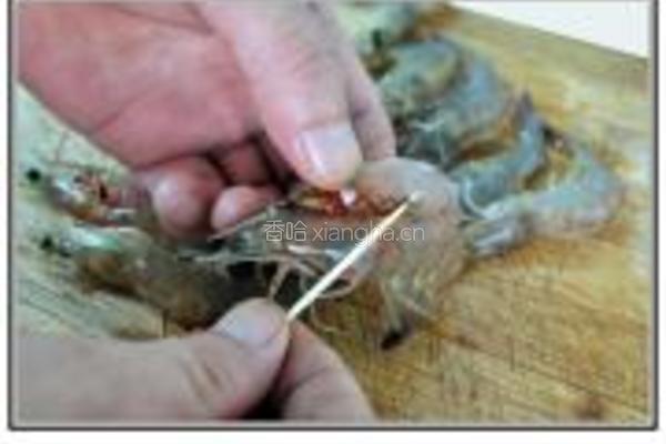 蒜香开片基围虾的做法图解4
