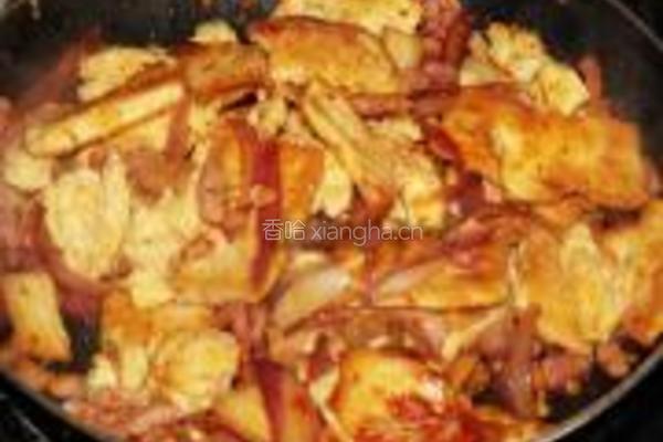 咸肉泡菜炒豆腐的做法图解20