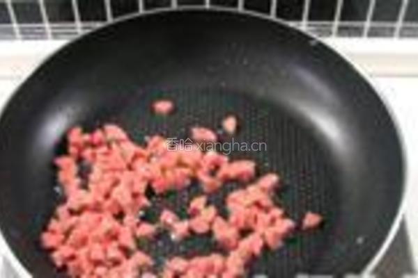 火腿蛋焗饭的做法图解6