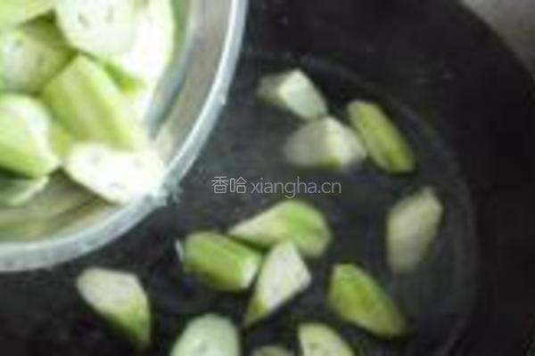 蒜蓉丝瓜的做法图解3