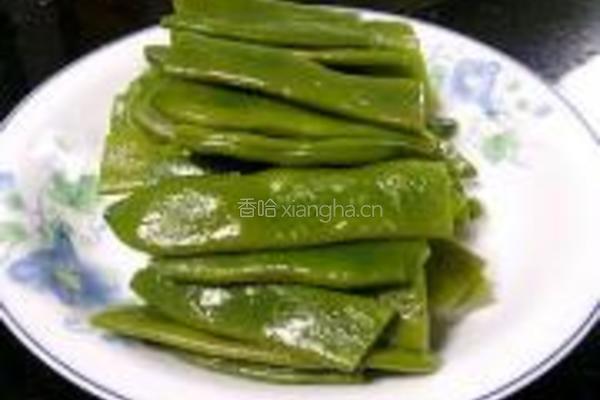 酱汁扁豆的做法图解6
