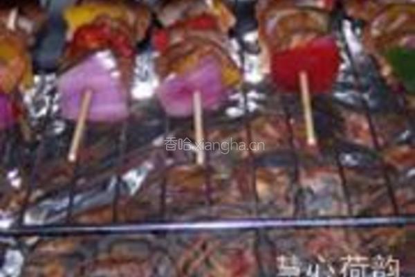 橙香蜜汁烤鸡串的做法图解13