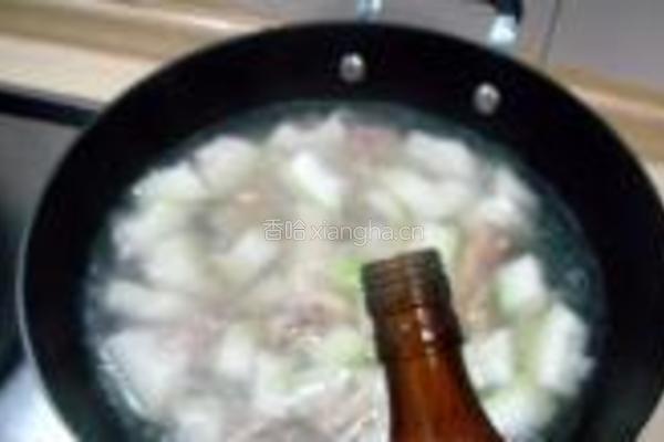 冬瓜兔肉汤的做法图解2