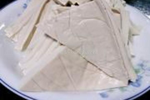 豌豆苗烩豆腐的做法图解1