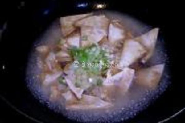 豌豆苗烩豆腐的做法图解7