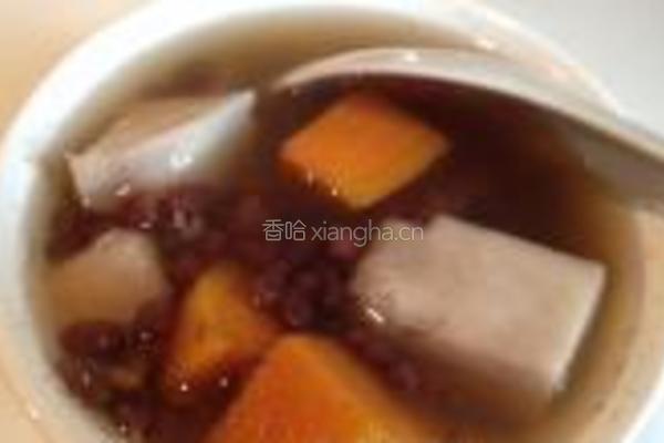 红豆芋艿甜汤的做法图解4