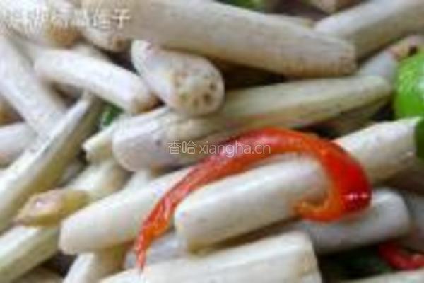 清炒藕簪的做法图解10