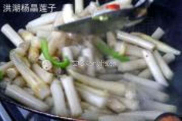 清炒藕簪的做法图解6
