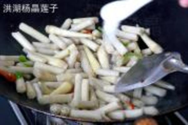 清炒藕簪的做法图解7