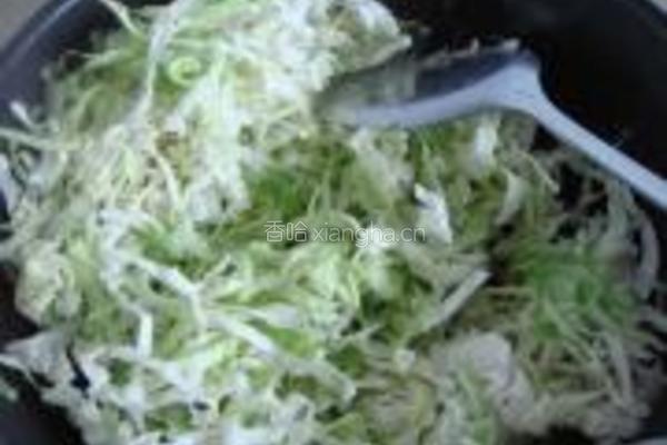 椰菜虾米炒粉丝的做法图解5