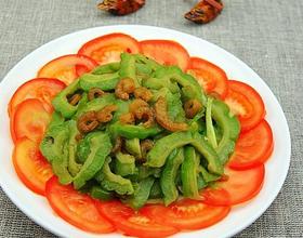 苦瓜炒虾米