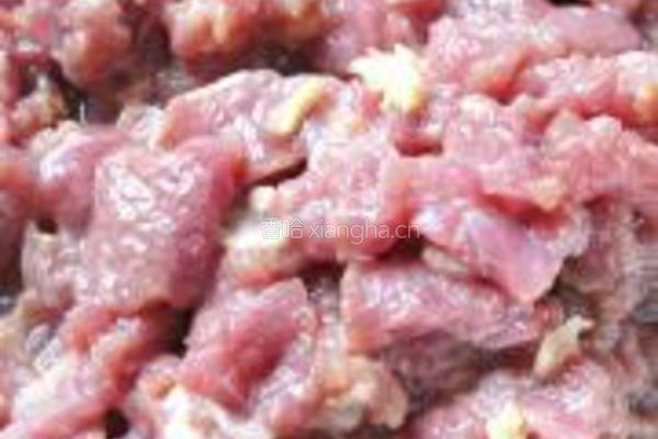 家常炒牛肉的做法图解3
