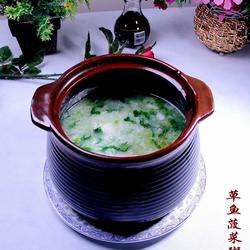 草鱼菠菜粥的做法[图]