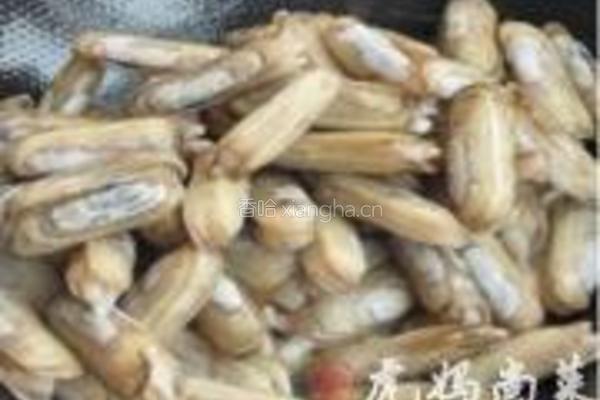 蒜香蛏子的做法图解6