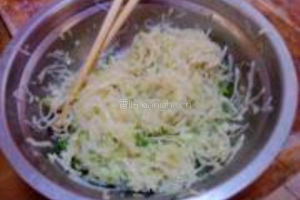 萝卜丝饼的做法图解9