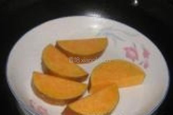桂花酒酿南瓜汤圆的做法图解2