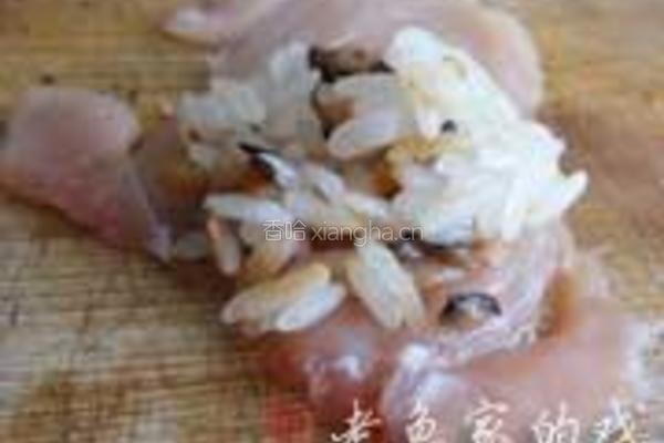 椒香鸡包糯米卷的做法图解6