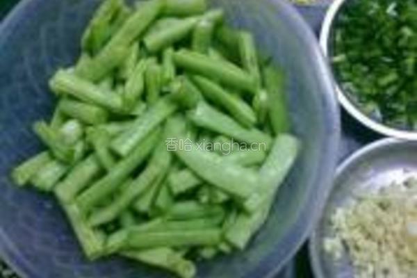 四季豆炒肉片的做法图解3