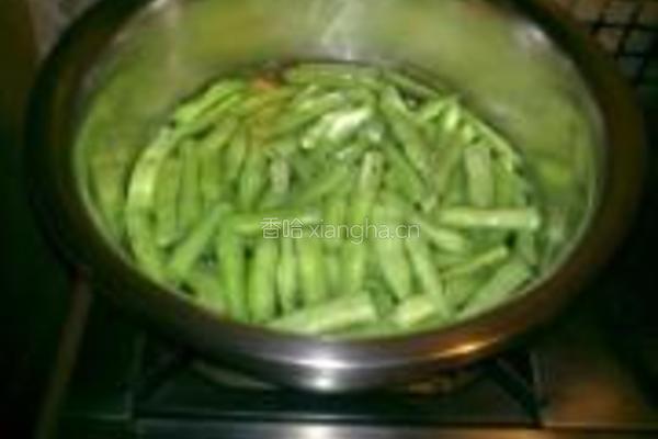 四季豆炒肉片的做法图解5