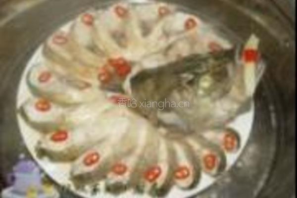 孔雀开屏鱼的做法图解11