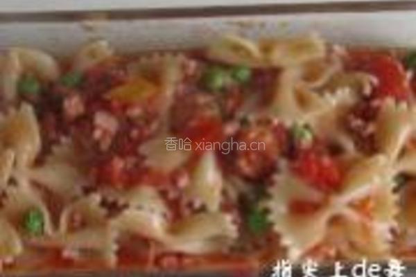 茄汁焗意面的做法图解12