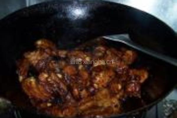 冬笋烧排骨的做法图解4