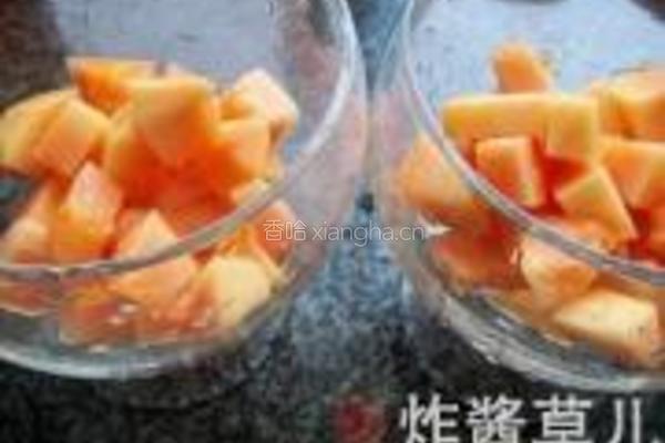 木瓜椰汁西米露的做法图解7