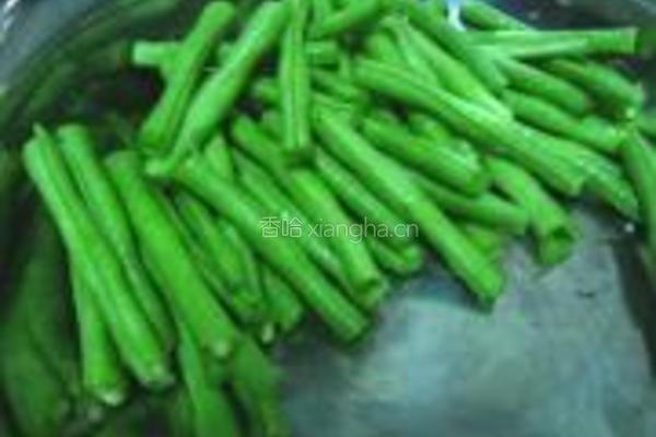 豆角豆腐皮的做法图解2