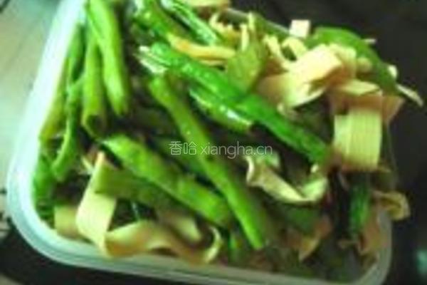 豆角豆腐皮的做法图解6