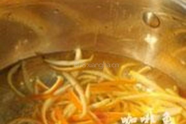 糖渍橙皮的做法图解4