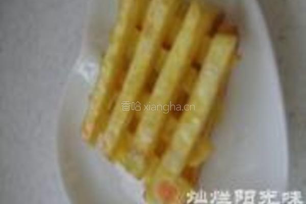拔丝薯条的做法图解4