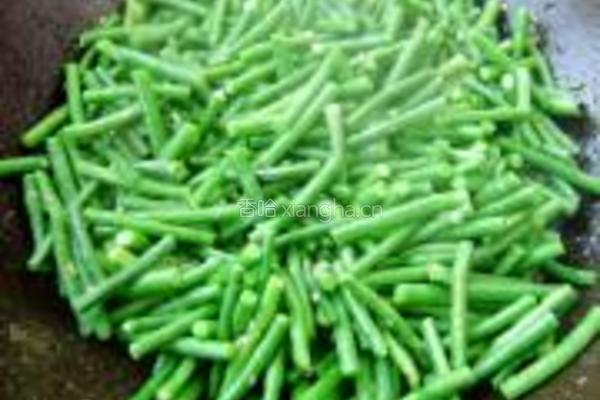孜然豇豆的做法图解4