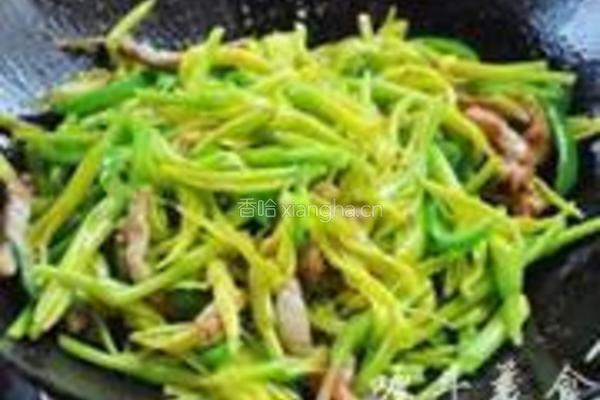 鲜黄花菜炒肉丝的做法图解7