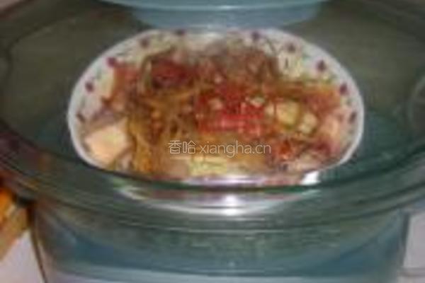 金针菜蒸鸡的做法图解4