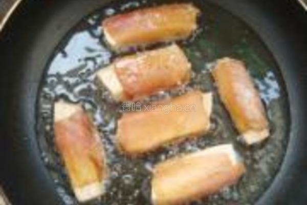肉片豆腐卷的做法图解5