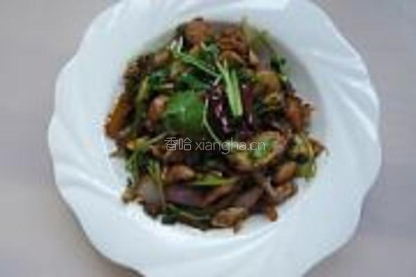 香菜鸡丁的做法图解12